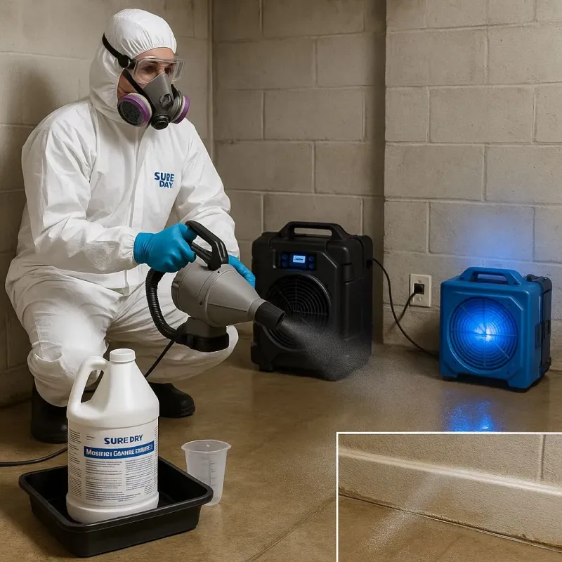 Sanitization and Odor Removal process in Lincoln, VT
